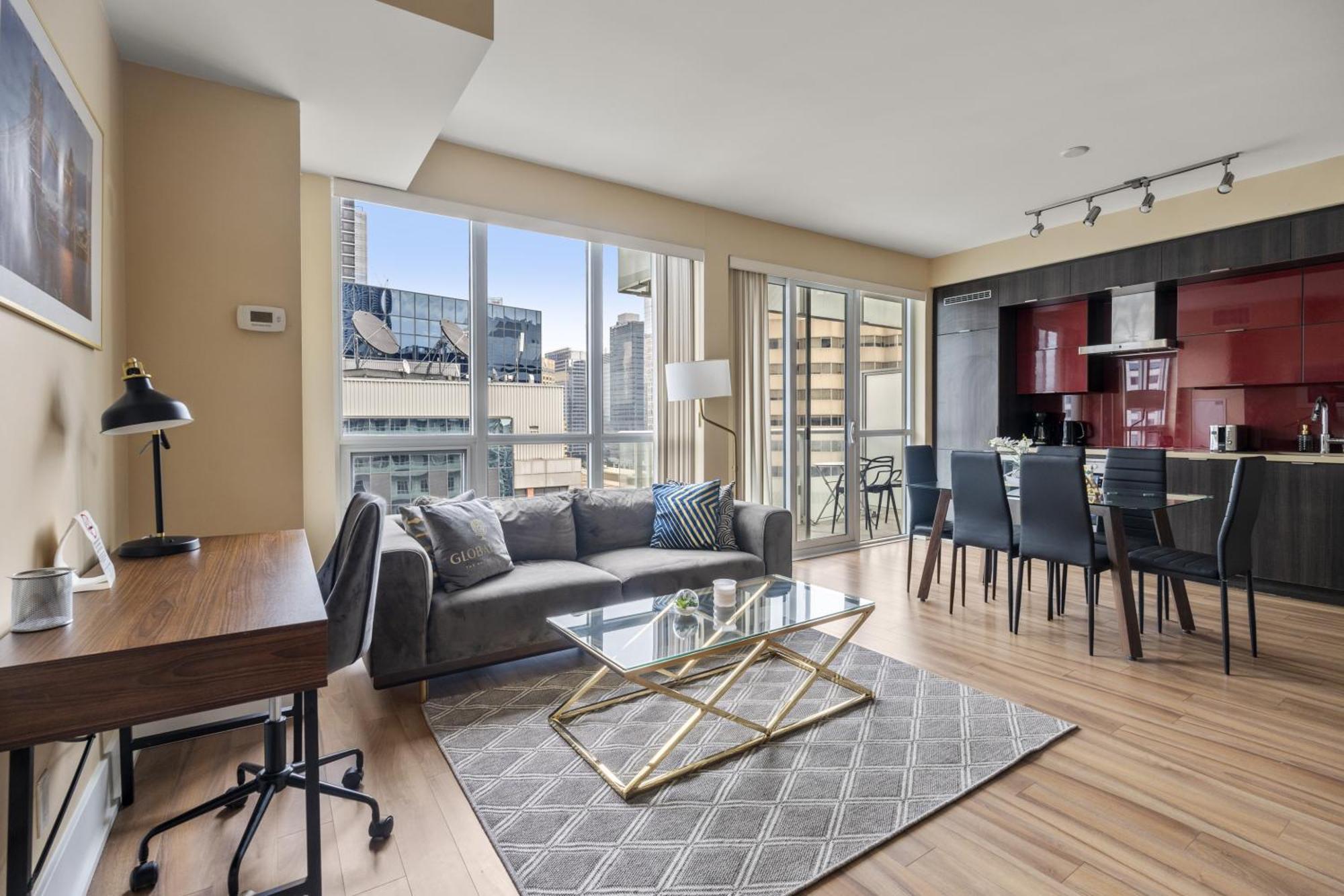 Globalstay Modern Downtown Apartment โตรอนโต ภายนอก รูปภาพ